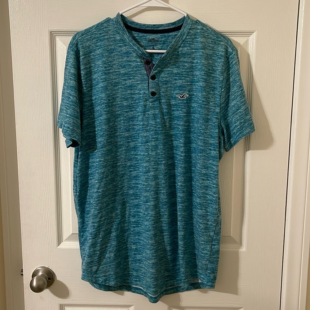 Hollister Men’s Henley Shirt XL